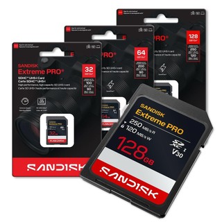 SANDISK Extreme PRO 32G 64G 128G SDXC UHS-I U3 V30 高速 相機用記憶卡