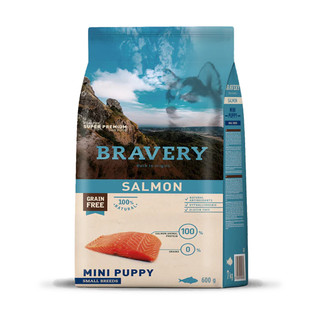 【焙菲力 Bravery】西班牙無穀飼料(小型幼犬) 鮭魚 600g 2kg