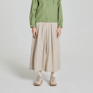 【EIDER】女彈性休閒寬褲/26EDWP26352-[淺卡其、海軍藍]