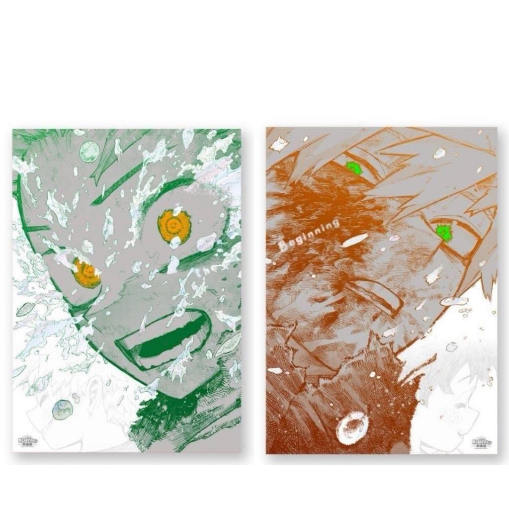 我的英雄學院the beginning海報/我的英雄學院對視海報/我的英雄學院展場限定海報