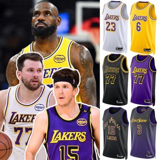 NBA湖人隊 雷霸龍·詹姆斯球衣 Lebron James 唐西奇籃球背心 裡夫斯球衣 戴維斯 籃球服 球迷版 熱壓球衣