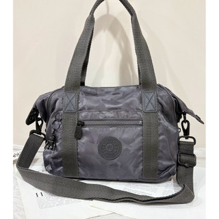 公司貨附發票Kipling 夜幕灰迷彩手提側背包-Art Mini KPKI3468S8A10