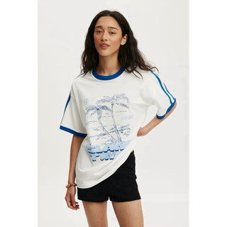 澳洲 oversized 復古寬鬆Tee