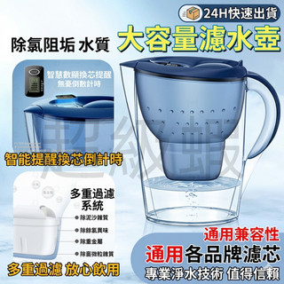 隔日達【brita通用濾水壺💦】六代多重淨濾 淨水壺 Brita同款濾水壺 德國濾水壺 活性炭濾水器 過濾壺 淨水過濾器