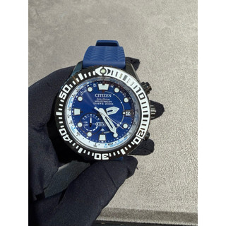 CITIZEN星辰錶光動能GPS衛星對時海洋藍專業潛水錶CC5006-06L/47MM
