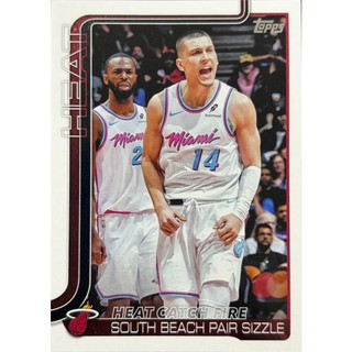 TOPPS FLAGSHIP TYLER HERRO ANDREW WIGGINS