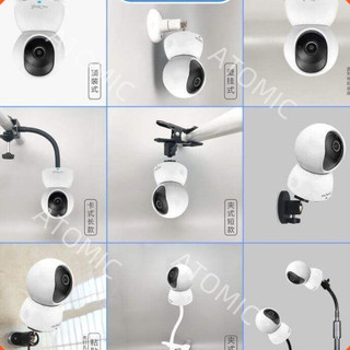 可開統編 適配SpotCam Eva Pro支架底座綁吊頂壁掛夾站立落地嬰兒床倒固定 監控支架 轉接座 攝影機配件 壁掛