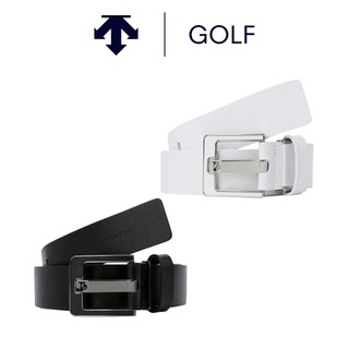 【DESCENTE】GOLF 迪桑特 女士 高爾夫腰帶(黑色/白色)
