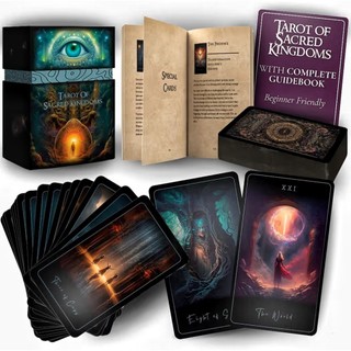 【靈感空間】✓獨家選物🌹地球月亮魔法：神聖王國塔羅牌The Tarot of Sacred Kingdoms