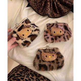 【Lena shop】Hello kitty錢包 口金包 小錢包 豹紋錢包