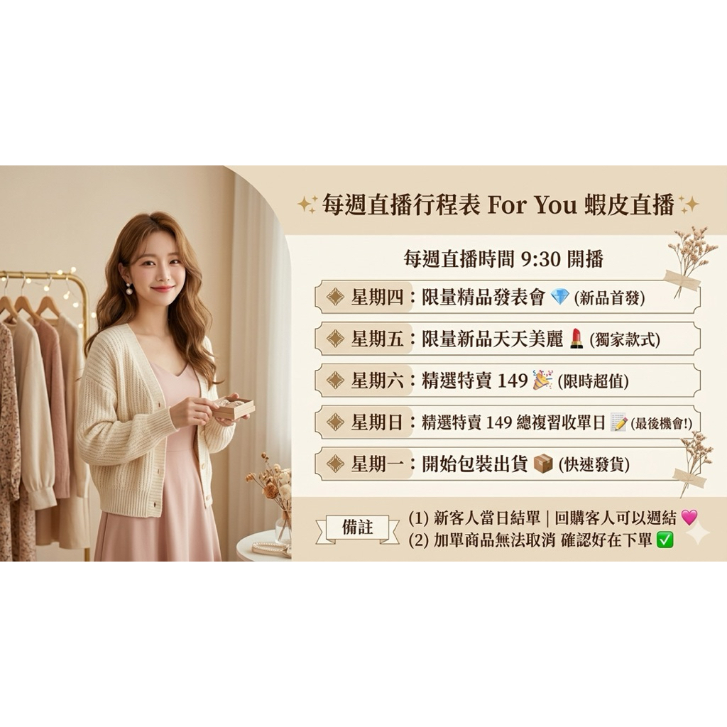 Foryou Select｜質感選品/為日常挑選值得擁有的穿搭。