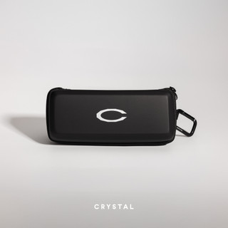 品牌拉鍊眼鏡盒｜CRYSTAL增艷太陽眼鏡