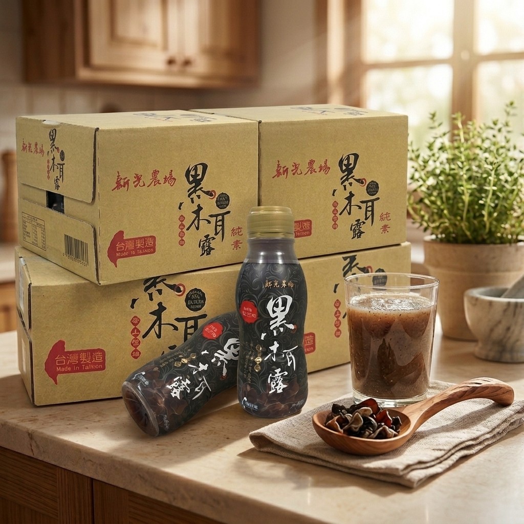 限購24入 養生黑木耳 歐典生機 Odean  12入禮盒 24入箱購 銀耳 黑木耳飲 過年 送禮 伴手禮 送長輩