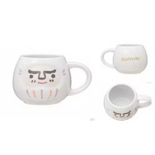 日本星巴克 新年達摩馬克杯 緣起物