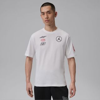 NIKE AS M J TRACK2 TRAIL 85 TEE 男 短袖上衣 白-IR7001100