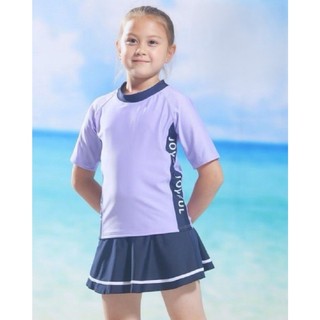 Ａ＆Ｔ【附泳帽】SWIMBEAUTY大童短袖二件式泳衣 原價$1580【 67836】L~4L