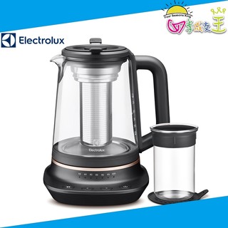 Electrolux伊萊克斯 1.7公升 玻璃 智能溫控 電茶壺 E7GK1-73BP