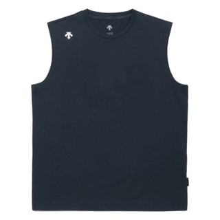 DESCENTE 迪桑特 背心 男 訓練 快排 藍 SR221UST41-DNVY