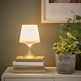 《LL ART》 Ikea 全新 現貨 LAMPAN 無線led燈，電池式 熱賣 可調色/戶外用 露營必備 白色