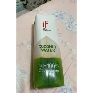 《IF》消暑解熱！100% 純椰子水1L天然 椰子水 天然椰子水 椰子汁 Coconut｜泰國 飲品 飲料｜團購