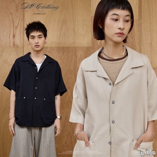 【DTT】AS12 | "Cuban Collar Shirts" 日系古巴領襯衫 竹節棉 兩色 多口袋 短袖 短袖襯衫