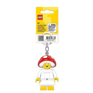 QKQK / 全新現貨 開發票 LEGO 蘑菇精靈 LED 鑰匙圈 手電筒 樂高鑰匙圈系列
