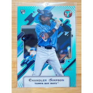 2025 Topps Pristine Chandler Simpson Aqua Refractor Autograp