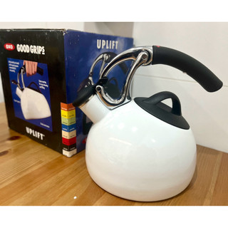 美國OXO笛音壺 2L 琺瑯壺台灣製 茶壺