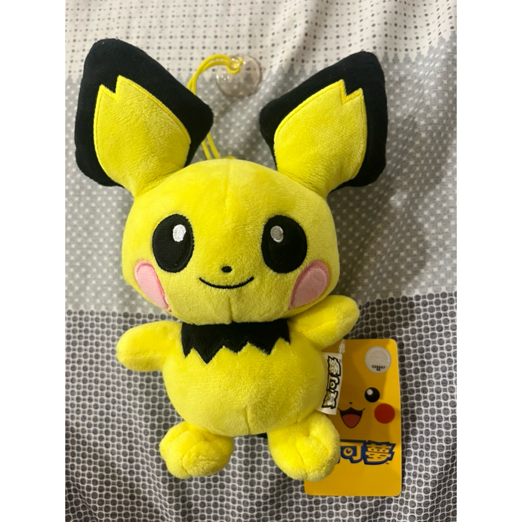 全新 現貨皮丘(15公分) 神奇寶貝 寶可夢 pokemon 皮丘 寶可夢玩偶 吊飾 正版