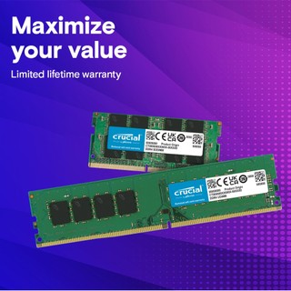 臺灣公司貨美光 Crucial PRO D4 3200 16G超頻UDIMM 桌上DDR4 3200 16G