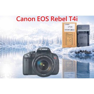 LP-E8 副場充電器 相容 Canon EOS Rebel T4i 電池充電器 LPE8 充電器 另有電池