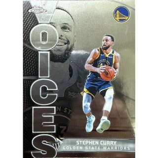 TOPPS CHROME STEPHEN CURRY VOICES 特卡