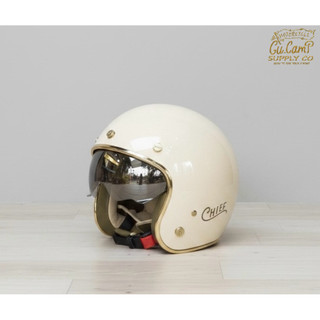 現貨 GU CAMP騎士部品 特惠 CHIEF Demeter 全新系列 復古 安全帽 內藏鏡 內建鏡片 安全帽
