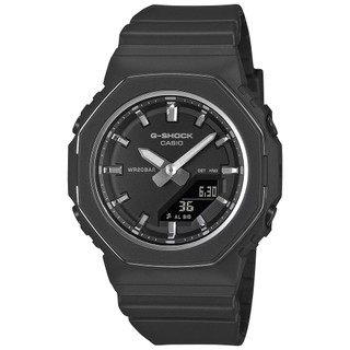 CASIO 卡西歐 G-SHOCK 八角纖薄金屬邊 雙顯手錶-黑色 電子錶 GMA-P2110-1A 開學季禮物