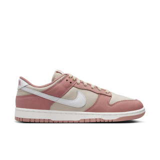 NIKE 男鞋休閒運動鞋DUNK LOW RETRO PRM 奶油粉紅星塵米沙白【A-KAY0】【FB8895-600】
