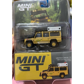 MINI GT Land Rover Defender 110 1989 team Turkey 856號 吊卡