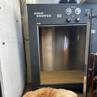 【全台唯一安全認證】GoGoShower 尊爵黑 大型犬專用烘毛機｜UV-C紫外線殺菌｜黃金/哈士奇/伯恩山適用
