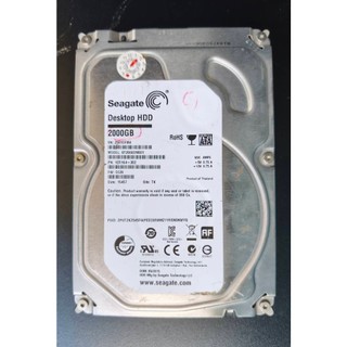 SEAGATE希捷 3.5吋 2TB 7200轉 硬碟 內接硬碟 中古 低時數