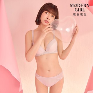 【瑪登瑪朵】Magic Secrets 低腰三角網內褲 M-XL(晨霧灰)