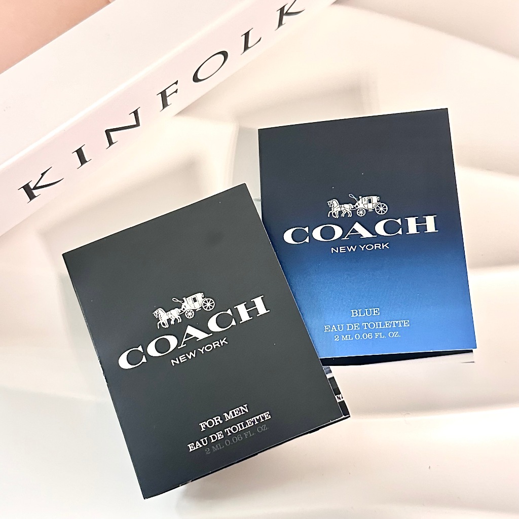 COACH  時尚經典/時尚都會/時尚曜黑/ 時尚鉑金/ 時尚藍調/男性 2ml 針管 《小平頭香水店》