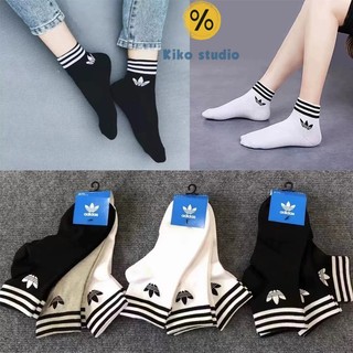 【三雙入】Adidas 運動襪 男女款 三葉草襪子 EE1151 中筒襪 愛迪達襪子 三線 四季款薄襪 ee1152