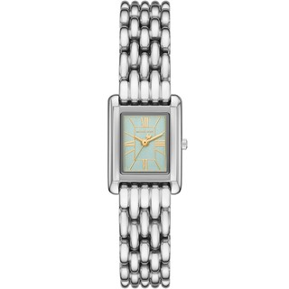 Michael Kors MK Petite Essex 優雅羅馬方形女錶-湖水綠/20mm MK7611 開學季禮物