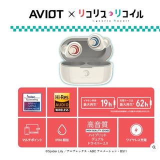 宏敢市集 日版 AVIOT TE-V1R-LYC Lycoris Recoil 莉可麗絲 聯名耳機