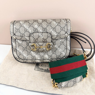 【二手 聯名款🔥】 ✦Gucci 658574 1955 mini斜背包 雙背帶