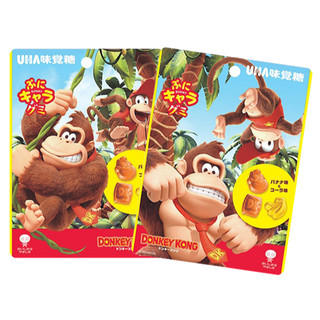 UHA味覺糖 咚奇剛造型可樂香蕉風味軟糖 50g/1包(隨機出貨)【Donki日本唐吉訶德】