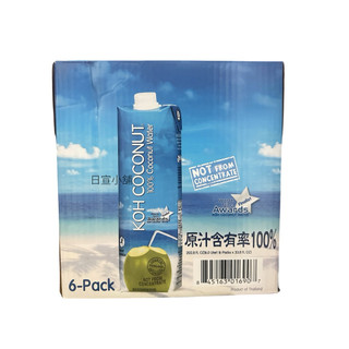 好市多代購-特價-KOH純椰子水-每瓶1公升*6入