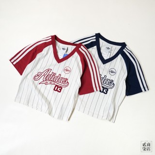 貳柒商店）ADIDAS BASEBALL BABY T 女款 三葉草 棒球 短版 短袖 復古 LF6085 LF6084
