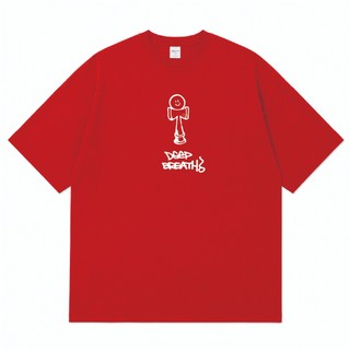 Deep Breath Kandama top 復古 美式 落肩 厚磅 個性上衣