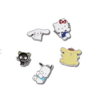 CROCS Sanrio HKF Enamel 5Pck 三麗鷗 金屬感 鞋釦 10018102 Sneakers542