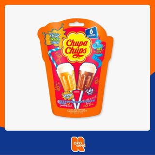 現貨 韓國 Chupa Chups 加倍佳 汽水棒棒糖（橘子汽水／可口可樂）90g 棒棒糖